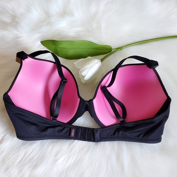 PINK VICTORIA'S SECRET PUSH-UP BRA SIZE 36D - Picture 2 of 3